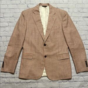 Jack Spade Red/Navy Herringbone Bleecker Street Blazer Sz. 40